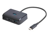 USB hub - Deltaco HUB203 USB-C USB hub - USB 3.0 - 4 ports - Sølv - USBC-HUB203