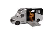 Legetøjsbil - Kids Globe Die-cast Horse Truck with Light and Sound Gray - 510211