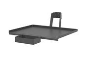 Vægbeslag, AV-Beslag & AV-Møbler - Ergotron - TAA Compliant Version shelf - heavy-duty - for medical monitor - dark grey - Max 10.9 kg - recommended for - 98-417-282
