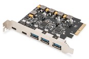 Netværksadapter (netkort, printserver mv.) - DIGITUS - network adapter - PCIe x2 - DS-30222