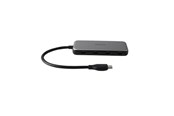 USB hub - Deltaco USBC-HUB204 interface hub USB hub - 4 ports - Grå - USBC-HUB204