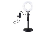 Kamera & objektivtilbehør - Puluz Ring LED lamp with adjustable base - PU391