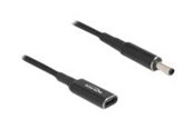 Kabler - diverse - DeLOCK - power connector adaptor - USB-C (power only) to DC jack 4.5 x 3.0 mm - 15 cm - 60036
