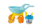 Udendørsleg - Androni Wheelbarrow with Bucket Set Underwater World 7 pcs - 6323-FISH