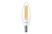 Lyskilder - Philips LED pære Kerte 2,3W/830 (40W) Klar E14 - 929003480801