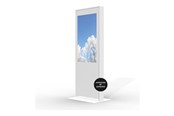 Vægbeslag, AV-Beslag & AV-Møbler - HI-ND stand - totem - for flat panel - standard 3 mm HC plexi - white - Max - recommended for 43" - ST4300-5001-01