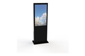 Vægbeslag, AV-Beslag & AV-Møbler - HI-ND stand - totem - for flat panel - standard 3 mm HC plexi - black - Max - recommended for 43" - ST4300-5001-02