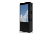 Vægbeslag, AV-Beslag & AV-Møbler - HI-ND stand - totem - for 2 flat panels - outdoor dual sided portrait - black - Max - recommended for 75" - OD7517-7001-02