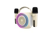 Bærbare/Bluetooth-højttalere - CELLY PARTYMIC2 - Wireless Speaker with 2 microphones [PARTY COLLECTION] - PARTYMIC2WH