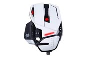 Mus - Mad Catz R.A.T.6+ - mouse - USB - white - Mus - Optisk - 11 knapper - Hvid - MR04DCINWH000-0