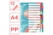 Arkivering & Opbevaring - Esselte Colour'Breeze A4-register 12 faner, PP - 628501