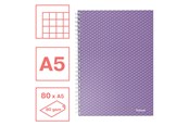Blokke, Formularer & Notesbøger - Esselte Colour'Breeze A5 notesbog kvadreret, spiralindbundet Lavendel - 628469