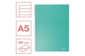 Blokke, Formularer & Notesbøger - Esselte Colour'Breeze A5 notesblok linjeret, spiralindbundet Grøn - 628472