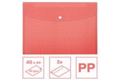 Arkivering & Opbevaring - Esselte Colour'Breeze A4 dokumentmappe PP, pakke med 3 Koral - 628489