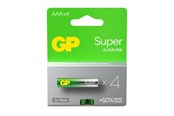 Batteri - GP Battery Super Alkaline AAA/LR03 4-pack - 151428