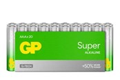 Batteri - GP Battery Super Alkaline AAA/LR03 20-pack - 151440