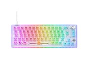 Tastatur - Deltaco GAMING DK460 Transparent Mechanical Keyboard - Gaming Tastatur - Uden Numpad - Nordisk - Transparent - GAM-160-T