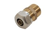 Pex-systemer - Roth Overgang 20 mm x 3/4" nippel rødgods - 17046211.246