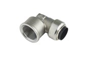 Pex-systemer - Roth Vinkel 90° 18 mm x 3/4" muffe rustfrit stål - 17046605.019