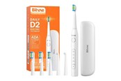 Eltandbørste - Bitvae Eltandbørste Sonic toothbrush with tips set and travel case D2 (white) - D2 White