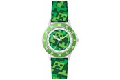 Merchandise - Peers Hardy - Minecraft Creeper Green Printed Strap Quartz - Ur - 5018479151098