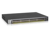 Switch - Netgear GS752TP 52-Port Gigabit Ethernet Smart Switch with 4 SFP Ports (40 PoE 8 PoE+) (384W) - GS752TP-300EUS