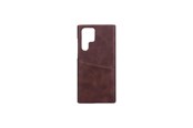 Mobil - Covers & Cases - ONSALA Mobilecover Brown with Cardpocket Samsung S22 Ultra - 588601