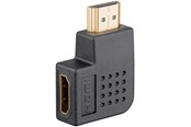 Skærmkabel - Pro HDMI - Angled Adapter 270° Horizontal - Black - 4040849657504