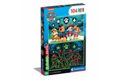 Puslespil - Clementoni Supercolor Glowing Lights - Paw Patrol Floor - 27176
