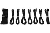 Strømkabel (intern) - DUTZO Sleeved strøm forlængerkabel Pro kit - Sort - DSC-PCEP30CMBLK