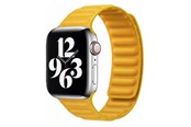 Smartwatch - Tilbehør - Lippa Apple Watch fintvævet rem 42/44/45/49 - Gul - LPAW053