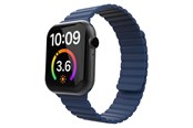 Smartwatch - Tilbehør - Lippa Apple Watch Magnetisk Silikonerem 38/40/41 - Marineblå - LPAW085