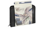 Kreativitet & Hobbyartikler - Nassau TWIN MARKERS 24 stk, i penalhus - AR0148/GE
