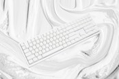 Tastatur - Ducky Zero 6108 - Wireless - Gaming Tastatur - Nordisk - Hvid - DKZE2408ST3-CPFIPDOECL2WW1