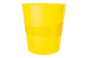 Skrivebordstilbehør - Leitz Papirkurv Plus WOW 15L Gul - 52781016
