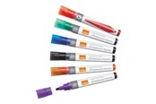 Skrive- og Tegneværktøjer - Nobo Liquid Ink - marker - black red blue green orange purple (pack of 6) - 1901077
