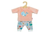Dukker & Tilbehør - Heless Doll dress Pajama Pink Whale 35-45 cm - 2285