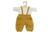 Dukker & Tilbehør - Heless Dolls Dungarees Ocher Yellow 35-45 cm - 2415
