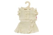 Dukker & Tilbehør - Heless Dolls Wrap Skirt Ecru with Ruffles 35-45 cm - 2422