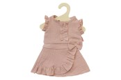 Dukker & Tilbehør - Heless Dolls Wrap Skirt Pink with Ruffles 35-45 cm - 2423