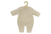 Dukker & Tilbehør - Heless Dolls Knit Overall Ecru 35-45 cm - 2480
