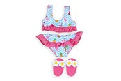 Dukker & Tilbehør - Heless Dolls Bikini with Slippers Flamingo 35-45 cm - 299