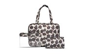 Makeupspejl - Gillian Jones 3-piece cosmetic bag set - Palm print - 5713982011319