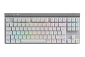 Tastatur - Logitech G515 LIGHTSPEED TKL - Tactile - Gaming Tastatur - Uden Numpad - Nordisk - Hvid - 920-012551