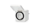 Smart Home - Nedis SmartLife Smart Plug Zigbee 3.0, IP44, Effektmåler, 3680 W, Type F (CEE 7/7), Hvid - ZBPO130FWT
