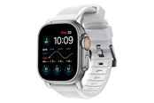 Smartwatch - Tilbehør - Nomad Rugged Band - 45mm | White | Silver Hardware - NM01572585