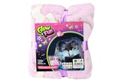 Børneværelse - Toi-Toys Glow N fun Glow in the Dark Blanket Unicorn 130x150cm - 35563A