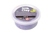 Konstruktionslegetøj - Silk Clay - Purple 40gr. - 79107