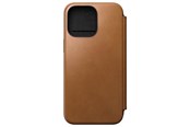 Mobil - Covers & Cases - Nomad Modern Leather Folio - iPhone 15 Pro Max | English Tan | Leather - NM01634485