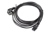Strømkabel (intern) - Lanberg - power cable - CEI 23-16/VII / CEE 7/3 to power IEC 60320 C13 - 5 m - CA-C13C-11CC-0050-BK